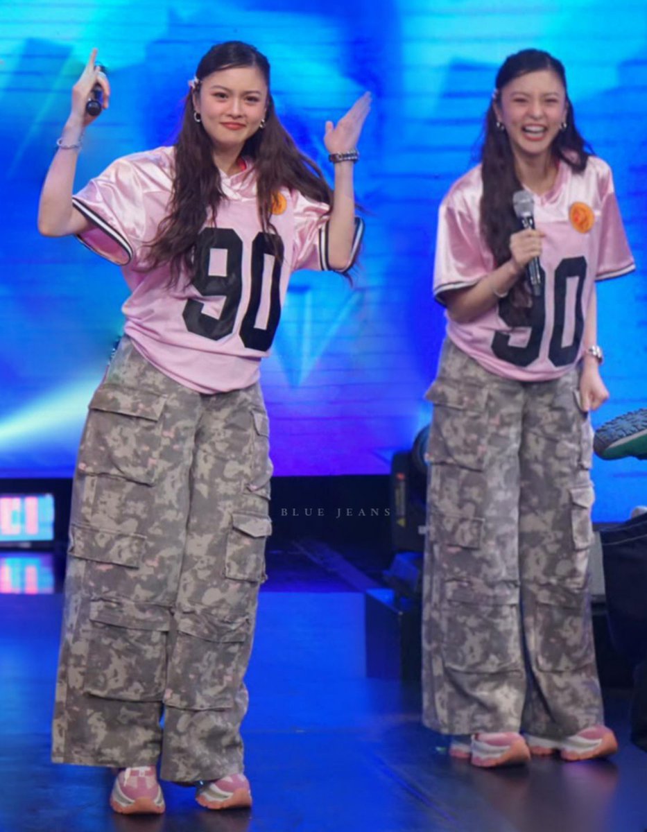 uhgood4u's tweet photo. Comfy streetwear vibes in a pink sports jersey and camo cargos 🩷✨️ https://t.co/68BChlMK7Q