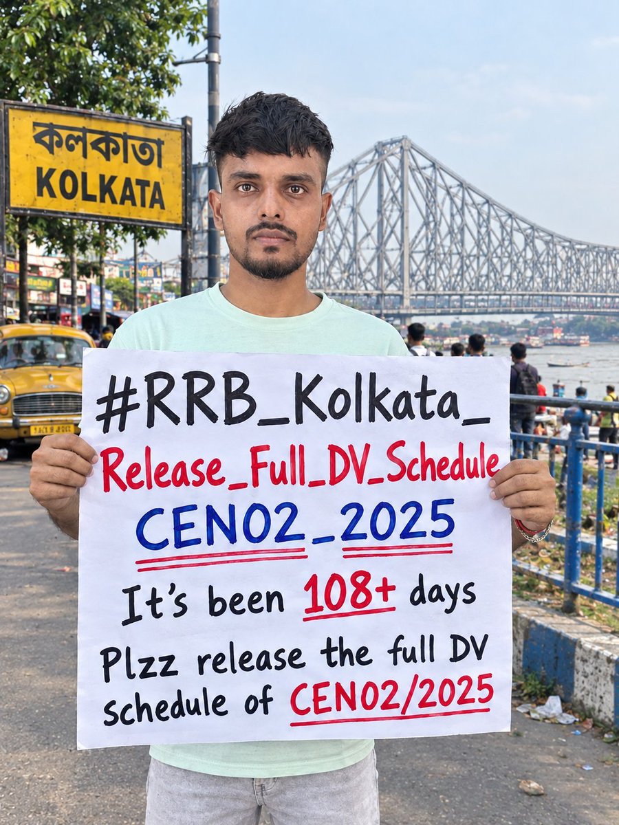 Welfareclub2's tweet photo. #RRB_Kolkata_Release_Full_DV_Schedule_CEN02_2025 
@RRBKOLKATA @EasternRailway 
@PMOIndia @AshwiniVaishnaw 
@PIB_India @drmhowrah @serailwaykol https://t.co/TTWUAI38Az