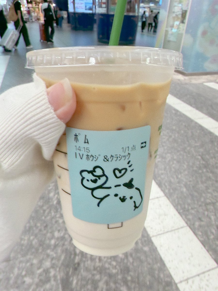 PomMail's tweet photo. 描いてもらった🥲可愛すぎる💓 https://t.co/Zu8NjCo974