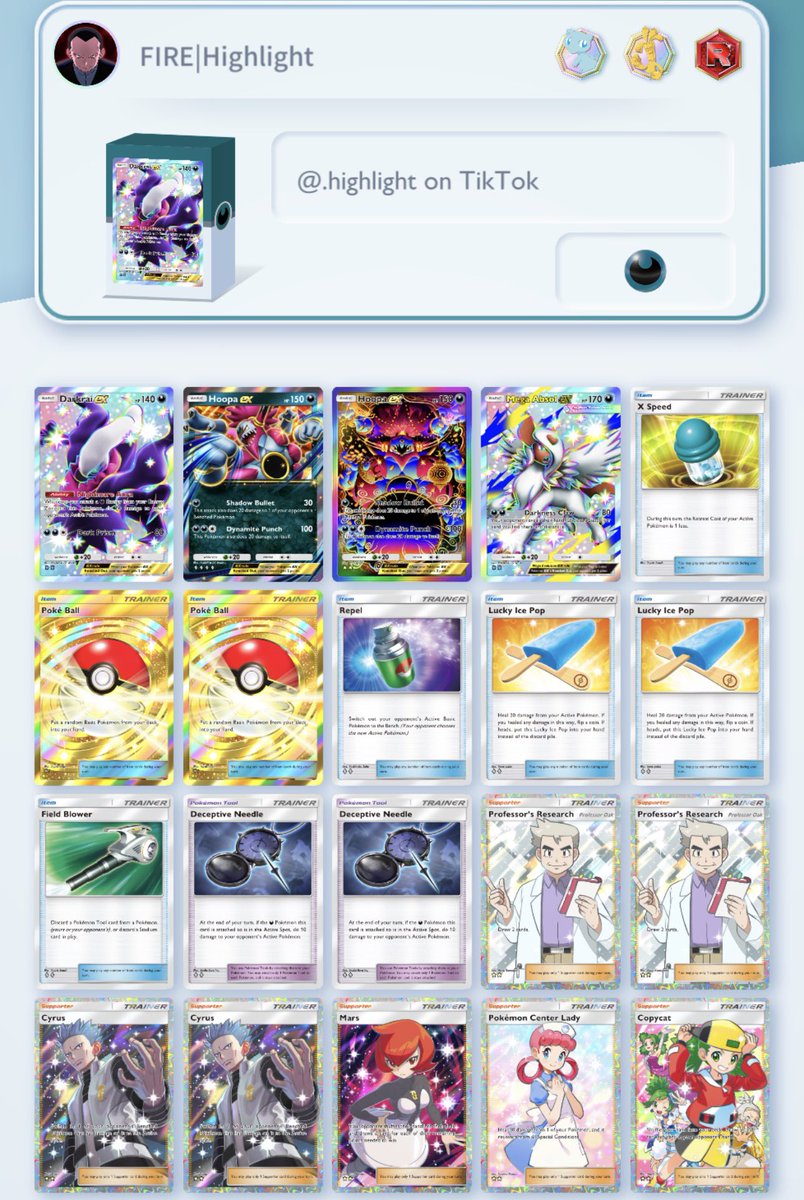 HilightOfficial's tweet photo. With the new season of RANKED in #PokemonTCGPocket starting in a few hours, here are the TOP DECKS I will be using and personally recommend! 

MORE &amp; CODES in comments! https://t.co/6Jzh4i8Wbn