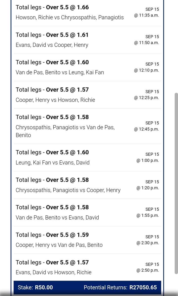 SeongmanKajumba's tweet photo. DARTS OVER 5.5 LEGS 🎯 

⚠️ 400 ODDS

ER36

JOIN BETJETS    👉  https://t.co/1ms3ZtfMhu
TO RECEIVE A FREE VOUCHER 😃 

#BETJETS https://t.co/6GRrE65lRk