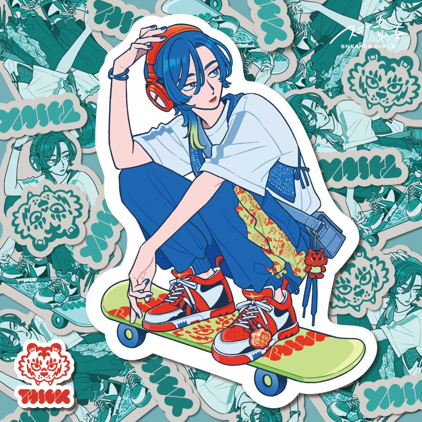 a0PH's tweet photo. 【おしらせ】

海外のスケートショップで展開予定の
ともわか×FLAT NERD Collaboration Skate Deck.

海外展開に先駆けて、日本では鑑賞・コレクション用の「ART DECK」として、FLAT NERD公式オンラインストア限定で先行販売されます。

🛹受注期間：9/15〜9/29🛹
10月下旬より順次発送予定
https://t.co/dGbpmOKmj5
