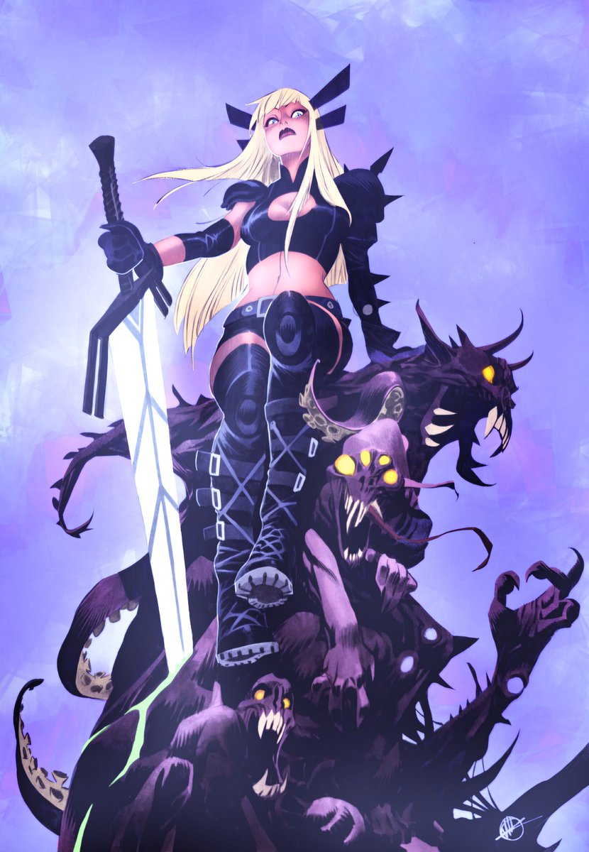 mattnick1983's tweet photo. Monday needed a bit of #magik.

Art by the great @ScaleraMatteo and fan art colours by me from a while back.

#xmen #marvel #marvelcomics #ComicArt #comics https://t.co/UaQpWhVruV