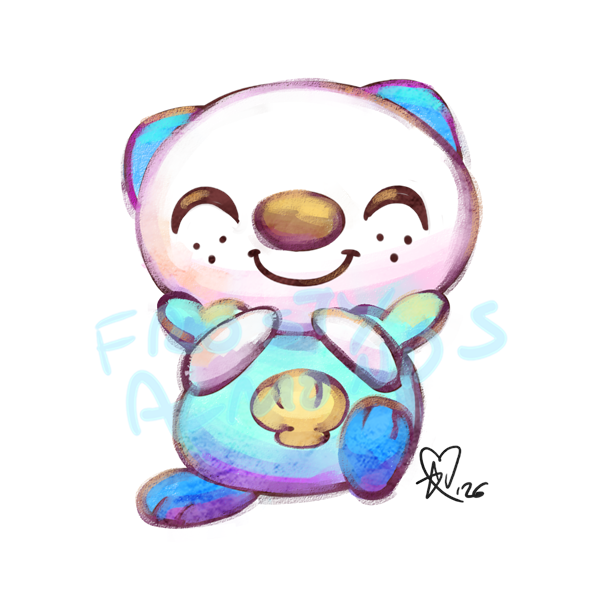 FrostyAlmonds's tweet photo. (Almost) Daily Oshawott 1325. https://t.co/y7Bz2fC9Qx
