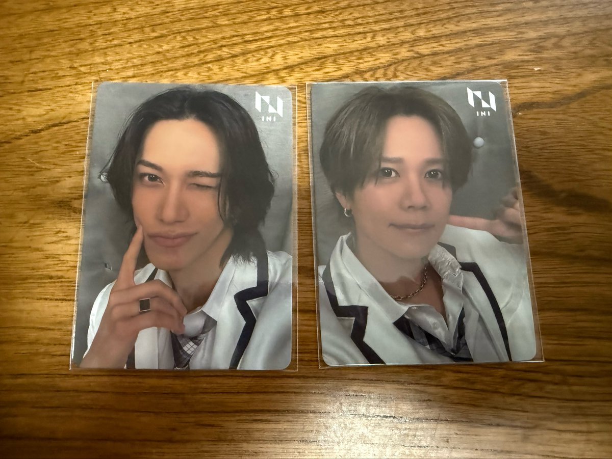 gll__mm's tweet photo. 【交換】 INI ANTHEM 結成５周年記念 制服風トレカ 1弾

譲→ 池﨑、藤牧

求→後藤、佐野

藤牧の交換は池﨑含む2:2での交換優先
16日ドームでの手渡し、郵送可能です。
よろしくお願いいたします。

 #INI交換 https://t.co/hPpnwEcgkh