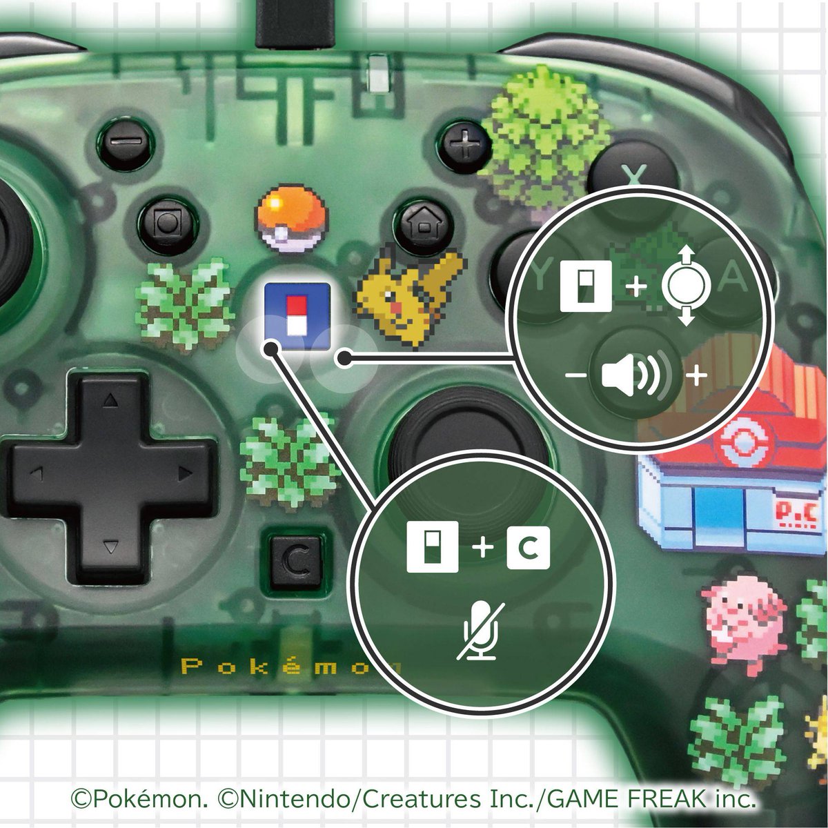 Nin_Nin_Game's tweet photo. Retro Pokémon meets modern gaming! 🎮⚡

The HORIPAD “Pixel - Green -” brings classic Pokémon pixel art to a stylish transparent controller!
Pre-order now 👉 https://t.co/HDNbea8W8P

#Pokemon #PokemonGaming #HORIPAD #Hori #Charizard #Aerodactyl #GamingController https://t.co/5zajVoJEhc