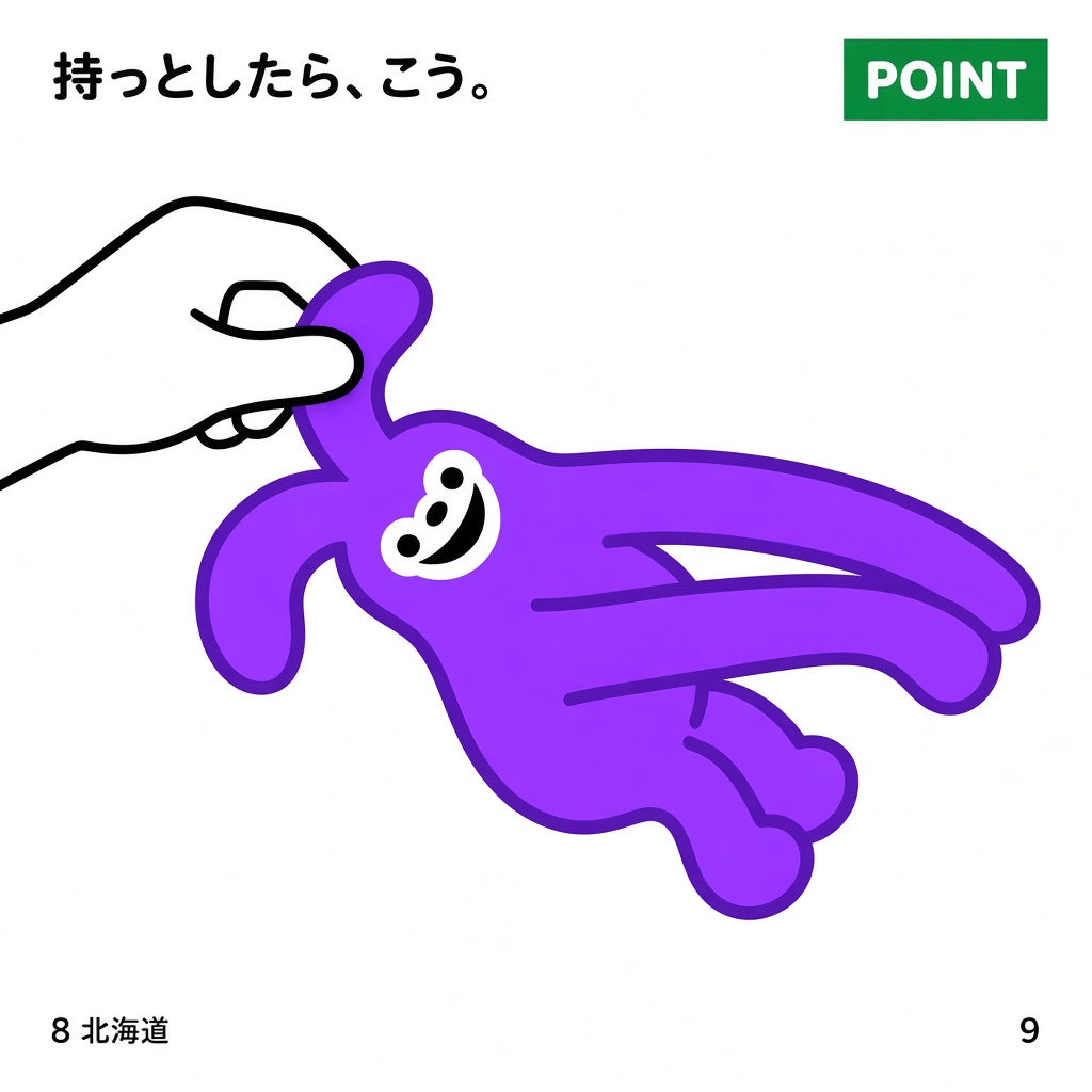 AAAAAA1006A's tweet photo. バカリズム「持つとしたらこう」
#Suica #新キャラクター https://t.co/Cm8iZithQu