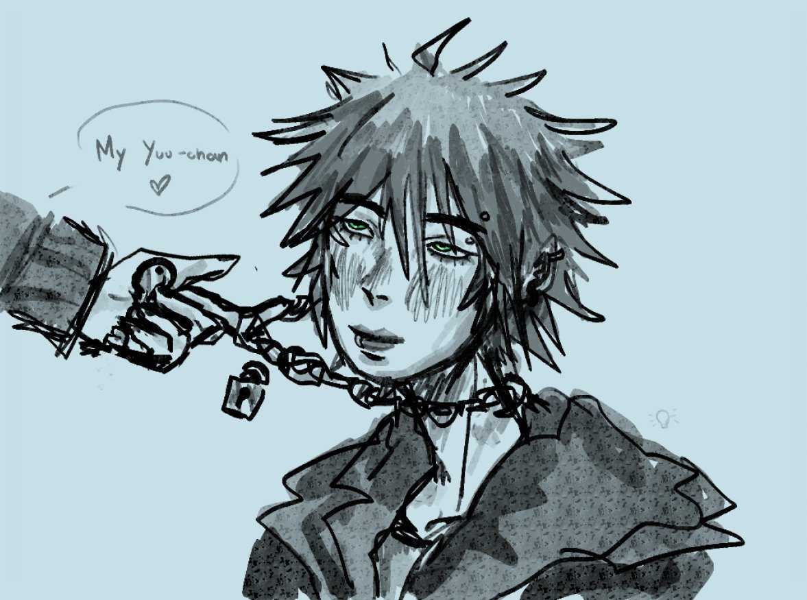irre_bulb's tweet photo. chainlock necklaces are often used for only the fashion and looks, but they can also be used for... something else https://t.co/pYS1qY0mMs
