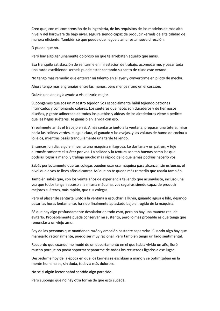 Federal1949's tweet photo. Shengyu Liu, un ingeniero de Deep Seek posteó una carta sobre la discusión del momento respecto de la IA y sus avances y amenazas. https://t.co/QpQKEkn7Jt