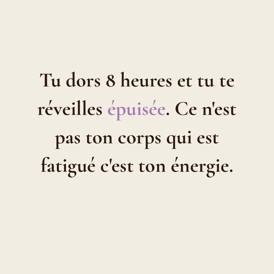 dynhopcf's tweet photo. Tu dors 8 heures mais tu te réveilles épuisée? Ce n’est pas toujours ton corps : ton énergie peut être à plat. Signes : fatigue au réveil, lourdeur inexpliquée, déconnexion de toi-même. Le sommeil ne suffit pas toujours. Respiration, ancrage et https://t.co/i1ft63PcFY