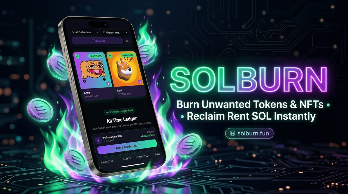 Solburnsolana1's tweet photo. Good afternoon, Solana heroes. If your wallet is full of junk tokens and you want to reclaim the rent fees...

...see below.   https://t.co/OmuRZYxvx2 https://t.co/xqa1a68Kpo