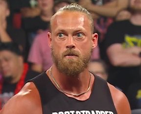 CoffeeSoldier1's tweet photo. Big Cass witnessing something he hasn’t seen at the other place, 20,000 people in attendance including the hardcam section.

#WWERaw https://t.co/w8MwpopNAT