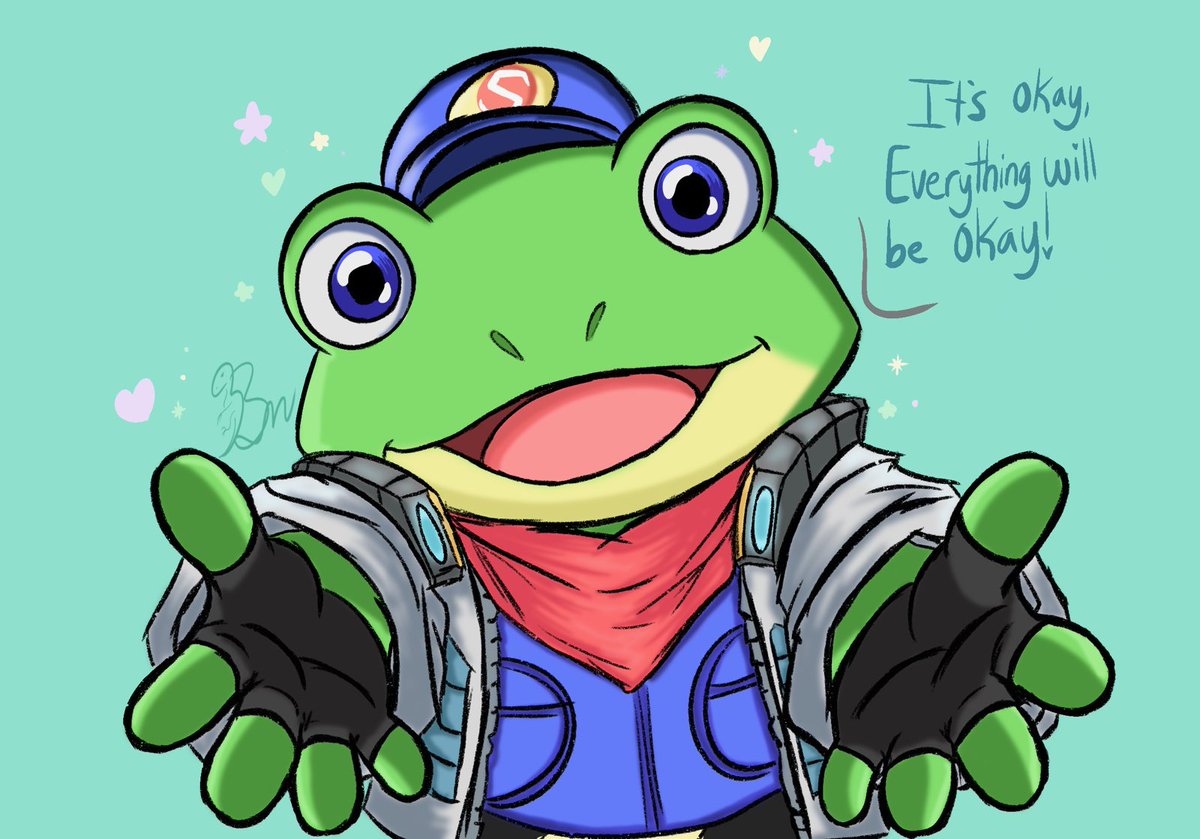bluemaplepie's tweet photo. Slippy is here for your emotional support! He’s got your back!
#slippytoad #starfox #nintendostarfox #starfoxslippy #starfoxgame #starfoxfanart #fanartㅤㅤㅤㅤ #art #sketch #digitalart #myartwork https://t.co/oCLvTDRt8k