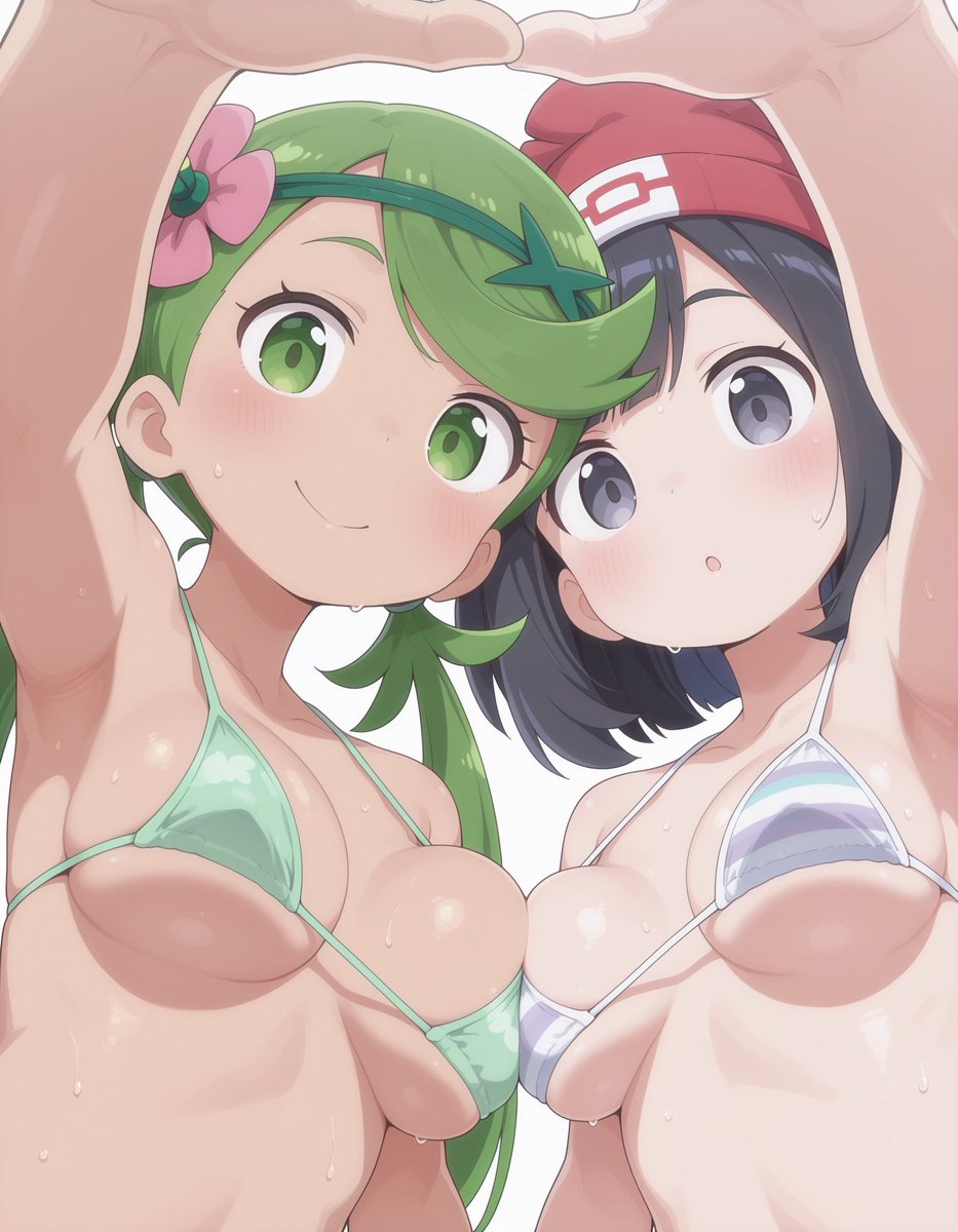 Rafutopia_sub's tweet photo. マオ＆ミヅキ
Mallow&amp;Selene
ポケモン / Pokemon
SFW https://t.co/GzrJPX0Te6