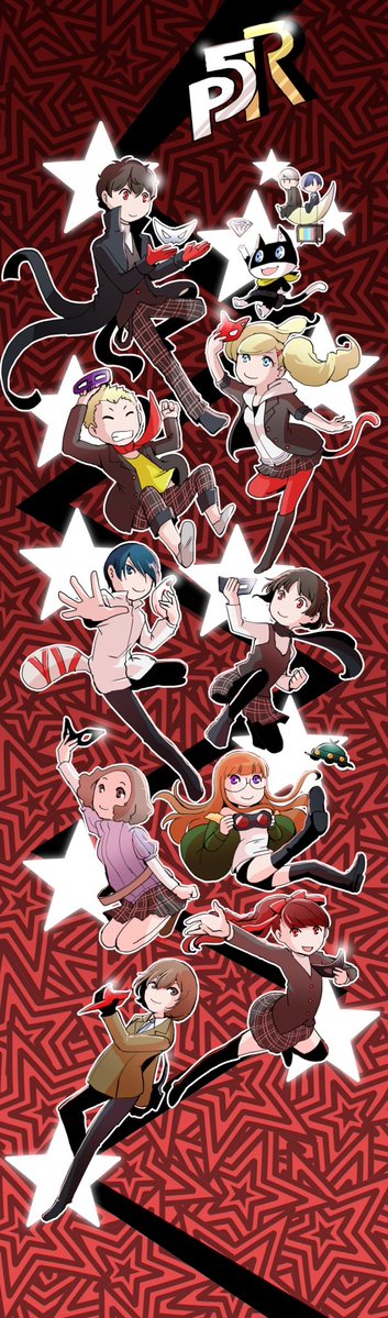 mukoku's tweet photo. #P5 10周年おめでとうございます！ 
再掲ですがせめてものお祝い！
#p30th https://t.co/RAUGdul7Qs