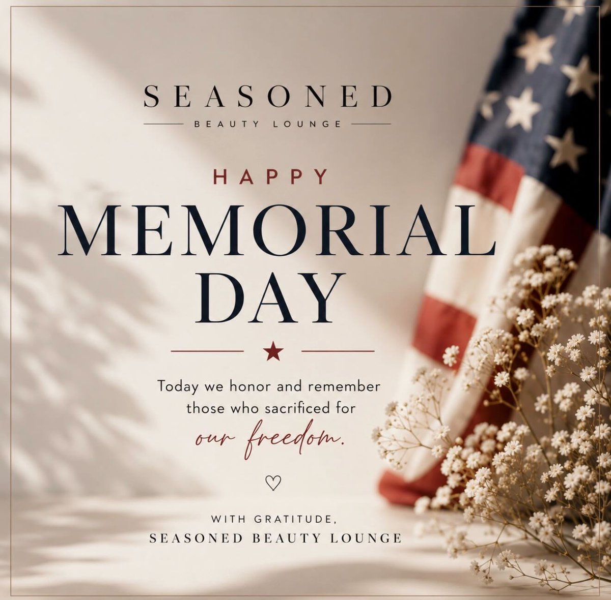 celina100000's tweet photo. Wishing everyone a safe and meaningful Memorial Day. https://t.co/z01gUi2IpV