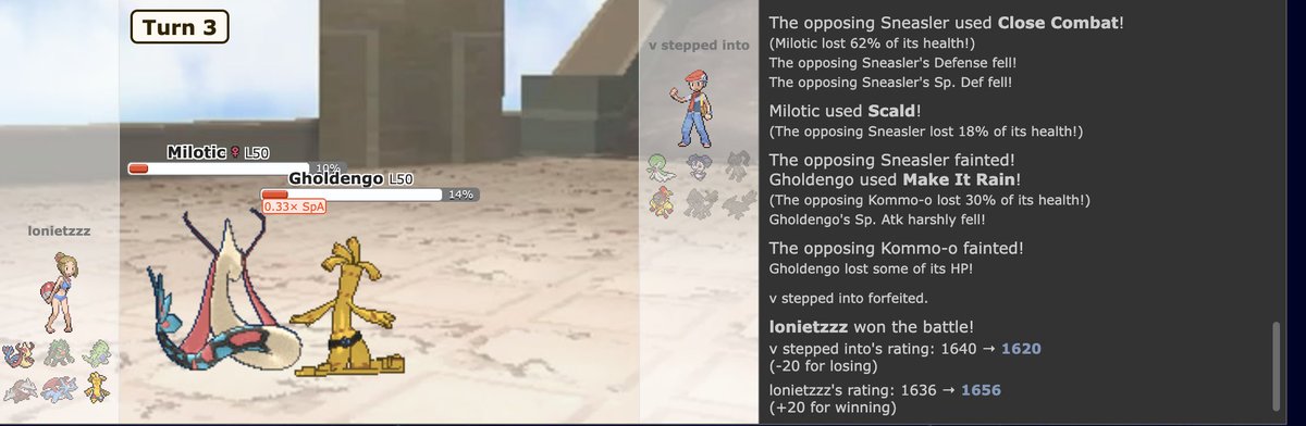 lonietzzz's tweet photo. Reached Top 3 on Pokemon Champion Ladder with @lovejapanfrombr 's sand team, huge fan! https://t.co/YVLHvsKwI0