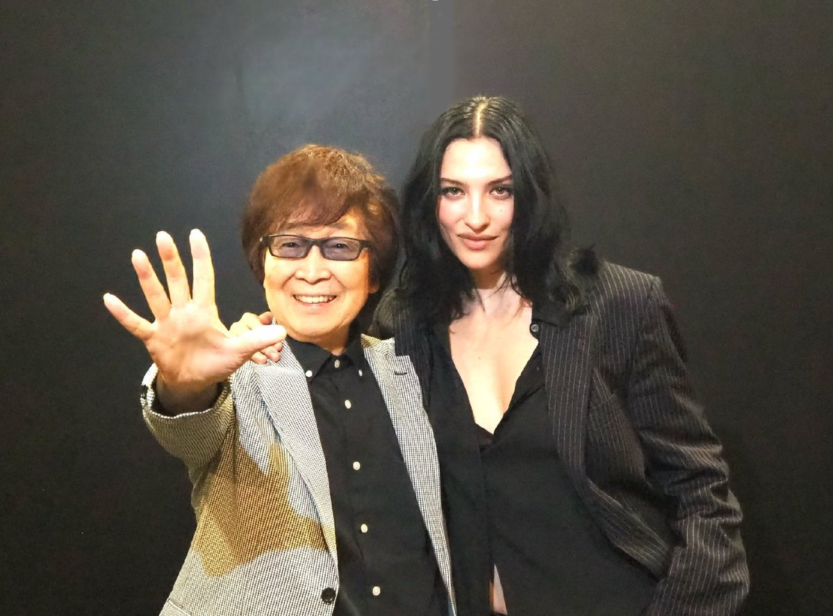 PookiePiece's tweet photo. Ace's voice actor with Robin's live-action actress (Lera Abova) https://t.co/CwHxtWxN13