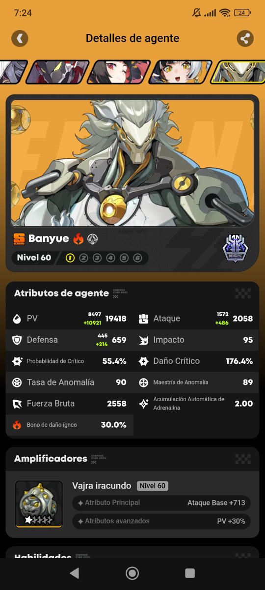 Webberiscool's tweet photo. @ProxyIndex no metí dinero, pero a cambio, he skipeado todos los agentes de anomalía excepto miyabi, no tengo soportes premium excepto lucia, sólo tengo a dialyn y nangong de stunner premium, sólo que alchile si tengo bastante suerte en los banner, igual esos 2 son los goat de mi cuenta https://t.co/BeqAlnjRq7