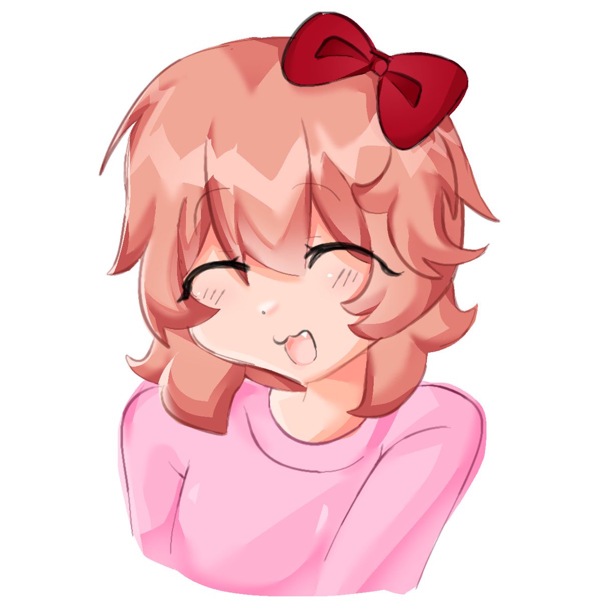 cwramelcooki's tweet photo. sayori doodle https://t.co/Hf8YIUL6LG