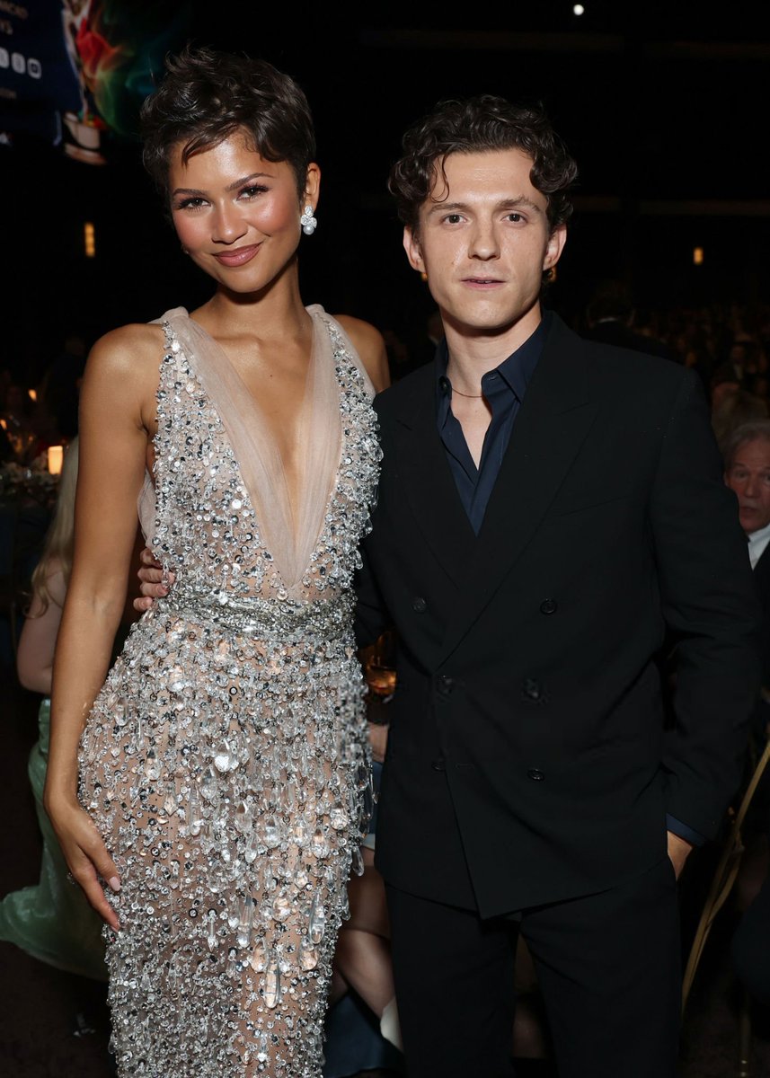 21metgala's tweet photo. tom holland, zendaya and chase infiniti at the 78th emmy awards. https://t.co/kErkG5zygh