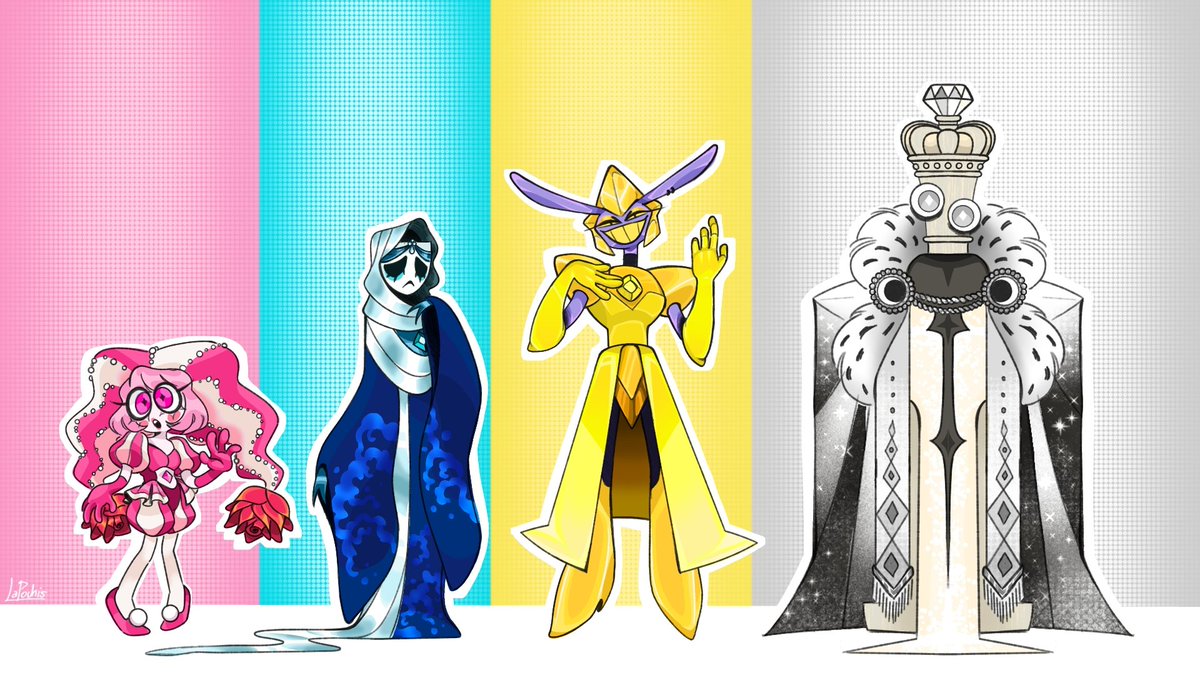 Lachikipochi's tweet photo. There's no context behind this.... I just wanted to customize them :) #TADC x #stevenuniverse #digitalart #characterdesign https://t.co/JuvVL81jdr