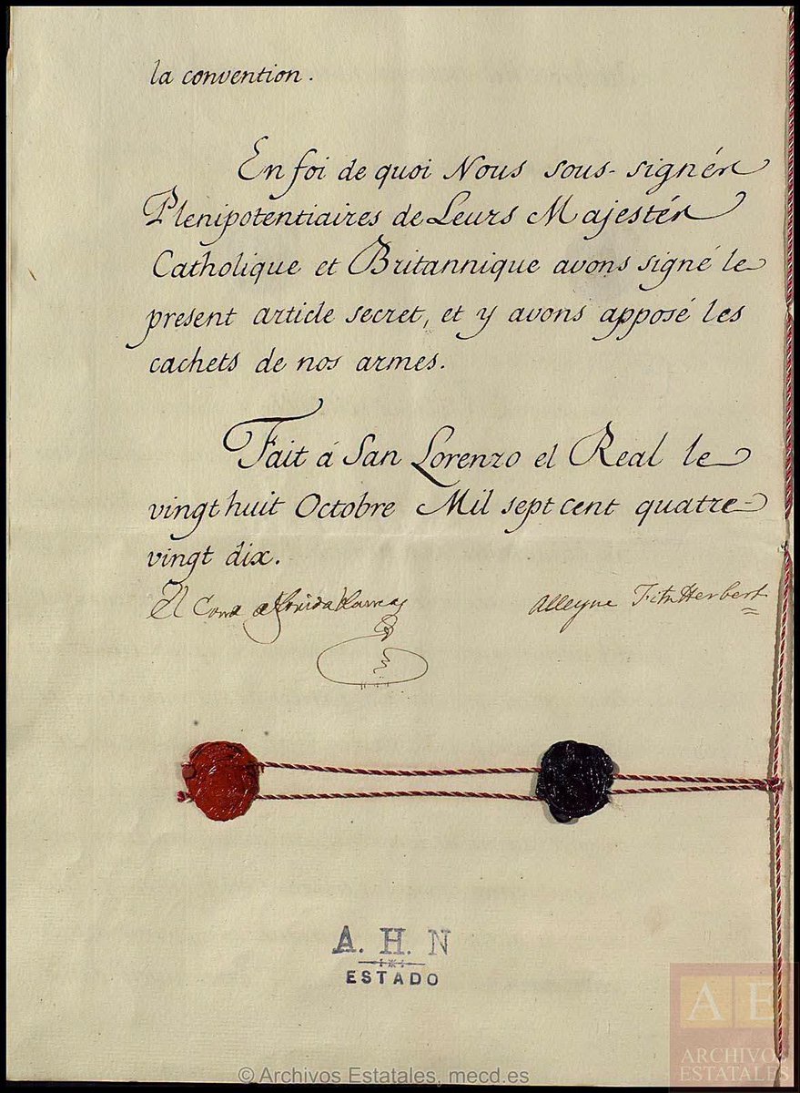 Bizco_Chuelo's tweet photo. Convenio de Nootka Año 1790

Reconocimiento de soberanía del rey de Inglaterra al Reino de España.
El texto es en francés (lengua diplomatica de la época) Entre esos territorios: Islas Malvinas y mares adyacentes

Guardá este tuit para contestar a ingleses 😃

Son argentinas🇦🇷 https://t.co/WNBNt88sgf