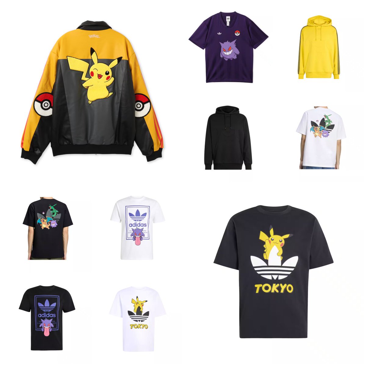 fullress's tweet photo. 【国内 2026年 9/15 発売】
ポケモン 30周年記念 × アディダス コラボコレクション (Pokemon adidas Originals 30th Anniversary)

・atmos オンラインにて発売

https://t.co/zDiVLgtlPh https://t.co/ZbPnZ8XvuI