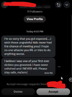 Lepiotan's tweet photo. this is unfortunately why pedos don't get actions taken against them btw, fucking insane https://t.co/DIPgRA9MIT