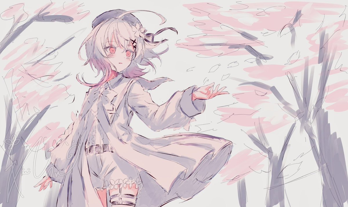 refi0429's tweet photo. ワンドロ🌸 https://t.co/I7fN5w2FP9