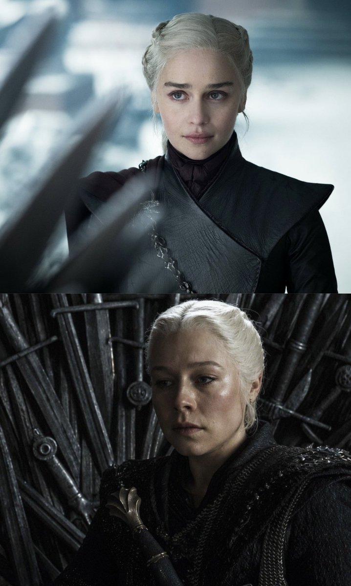 DiscussingFilm's tweet photo. Emilia Clarke and Emma D'Arcy — 2 generations of Targaryens — unite at the Emmys.

See the full winners list: https://t.co/7rIuXlwYlJ https://t.co/TNXh3imP88