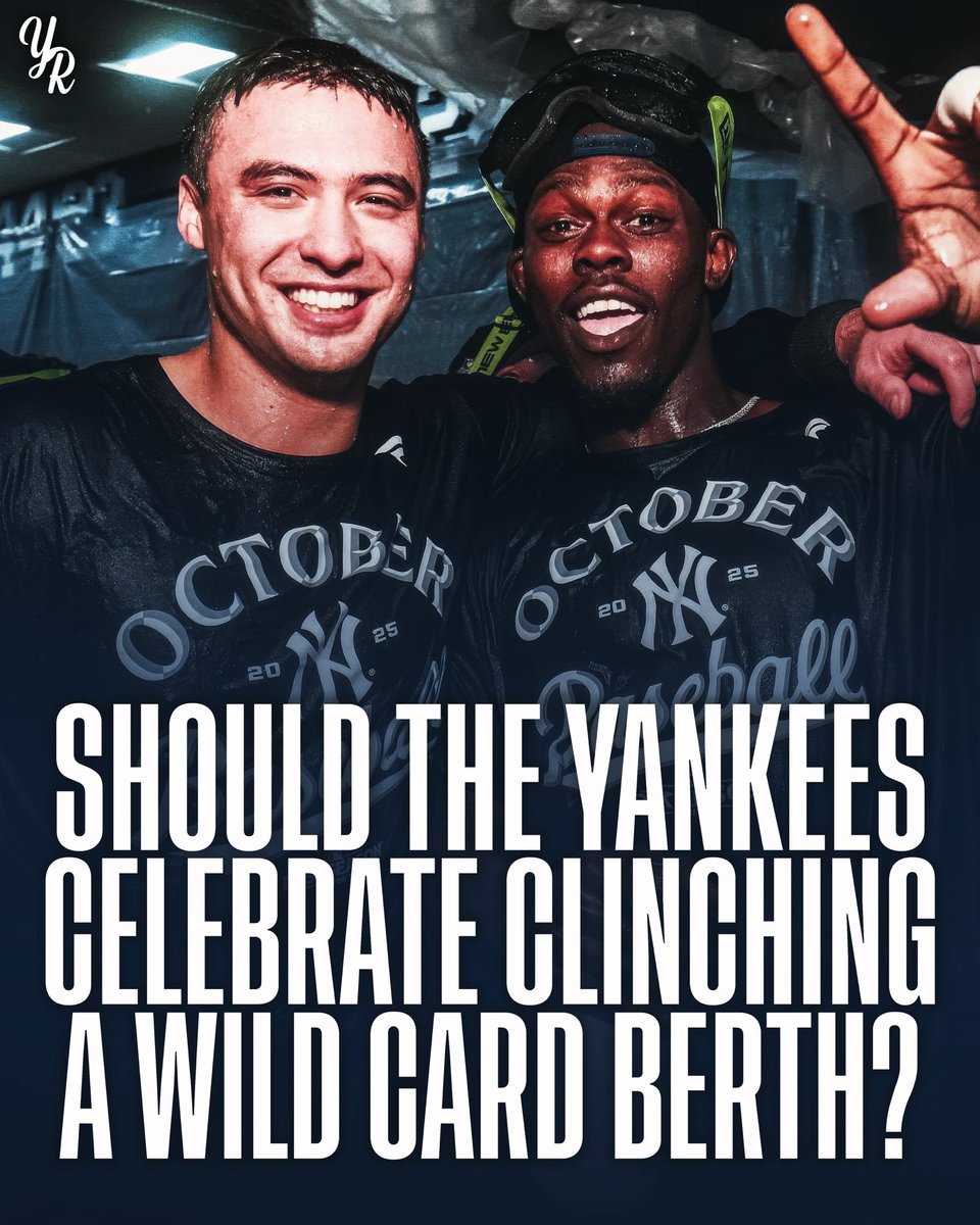 YankeeReport_'s tweet photo. Pop champagne for a playoff berth or no?

h/t @DanAlanRourke https://t.co/19eywibhx7