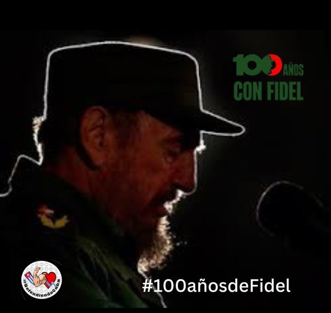 DirectorUAASLTU's tweet photo. #FidelPorSiempre : “Nuestra batalla es una batalla no solo de supervivencia, o de sobrevivir por sobrevivir, no; es una batalla para participar en la lucha por un mundo mejor, para participar en esa lucha junto al mundo”. #100AñosConFidel https://t.co/j4UtbUTWRw