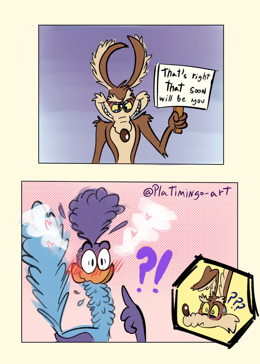 platimingo's tweet photo. Freaky ahh Bird. Freaky ahh coyote

(He didn't need to do all that with the roadrunner drawing in the movie. I know what you are coyote)

#coyotevsacme #wileecoyote #roadruner #wileroad #wilerunner https://t.co/bCTJQrcxtw