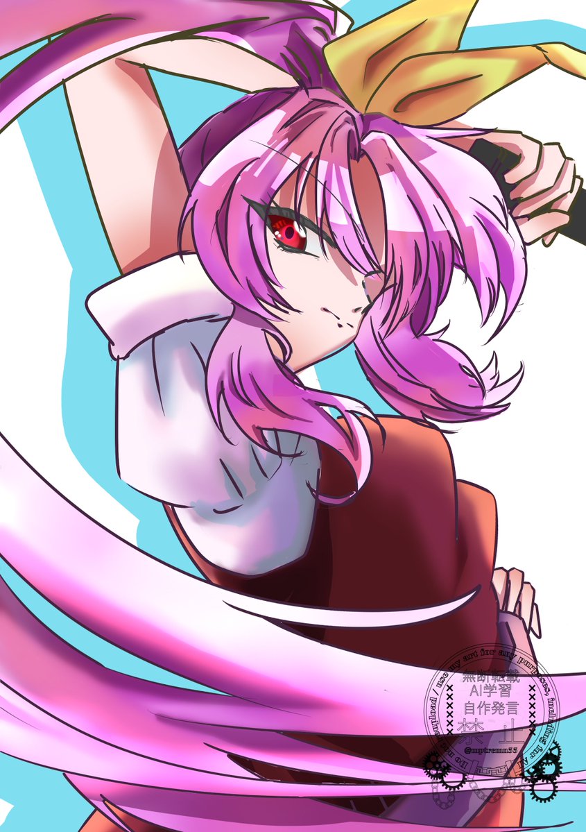 mptremn55's tweet photo. ワンドロ/綿月依姫（+10分）

線が太くて昔の描き方に近いなと感じました。
#東方Project 
#深夜の真剣お絵描き60分一本勝負 https://t.co/tG6qVgIAR4