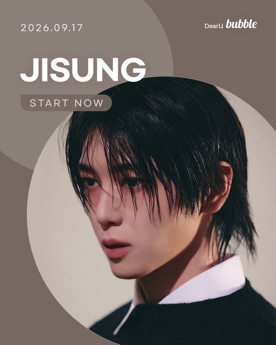 dearu_bubble's tweet photo. [📢] START NOW

지성 bubble 오늘부터 💗+1
STARS bubble에서 기다릴게요!

JISUNG bubble starts today 💗+1
See you on STARS bubble!
---
APP DOWNLOAD
📲https://t.co/6qCiWavB6x

bubble TICKET (Web)
💌https://t.co/YxNFK9wWTh
#bubble #버블
#bubblewithSTARS #STARSbubble
#JISUNG #지성
@jisung_notice