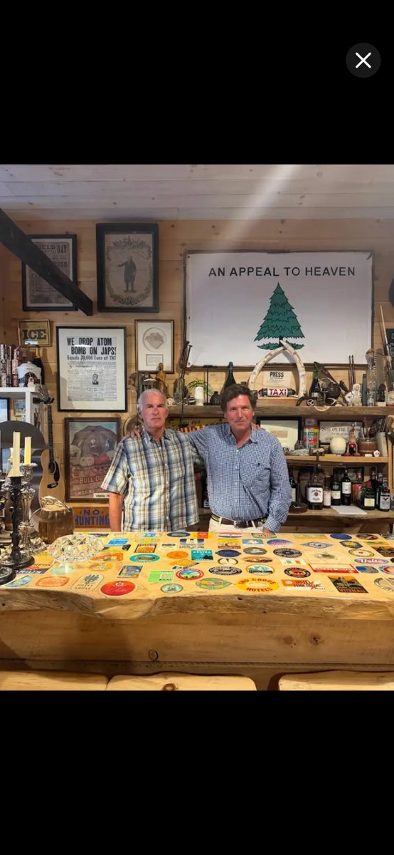 ZachdotMiller's tweet photo. @endofthewordnew Do you find that picture with the tree that says "an appeal to heaven" interesting? This is from his latest show. https://t.co/cyi3b10sDk