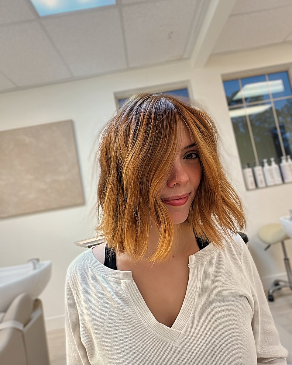 stronda157's tweet photo. copp-uh bob 🧡✂️ @schwarzkopfpro https://t.co/WiJA7rJLfh