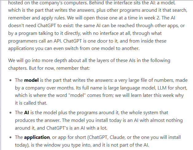 elmustyy_'s tweet photo. Didn't know I can run an AI model locally &amp; offline ,even.
Amazing✍️.

It's Day 1 at the AI &amp; LLMs introduction course with https://t.co/qlo3xu8r4C , an enlightening read about the basic  fundamental of what happens in the hood around AI models.

Day 2⌛️... Moving on 🚀 https://t.co/iSY1LPBMJi
