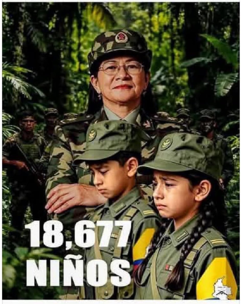 waldoalarconho1's tweet photo. De acuerdo con información de varias fuentes, al parecer la malparida guerrillera de las FARC Sandra Ramírez se fue otra vez al monte. El temor es que siga reclutando niños para que cabecillas como Tornillo abusen sexualmente de ellos y posteriormente los asesinen. ¡Ojo! https://t.co/8gkRPX1pqI