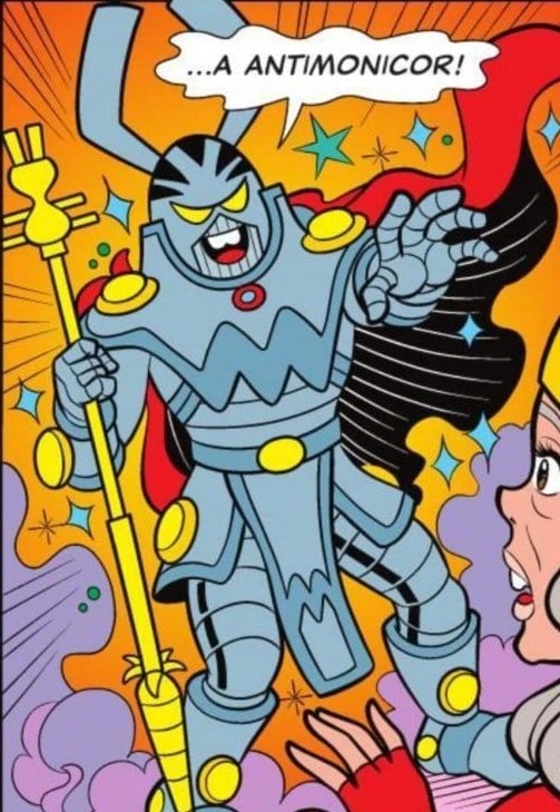 Crestomanci's tweet photo. O podcast @mansaowaynemw falando dan grande ameaça multiversal Antimonitor e eu só lembrando dela:
#Antimonicor https://t.co/8Hbu8faPfc