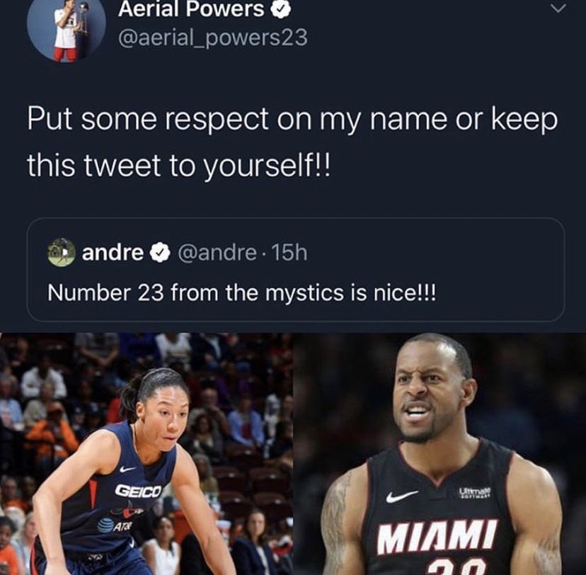 NBAMemes's tweet photo. The way Andre Iguodala’s innocent compliment turned into Twitter beef will never not be funny 😭 https://t.co/VlRz4XXH2p