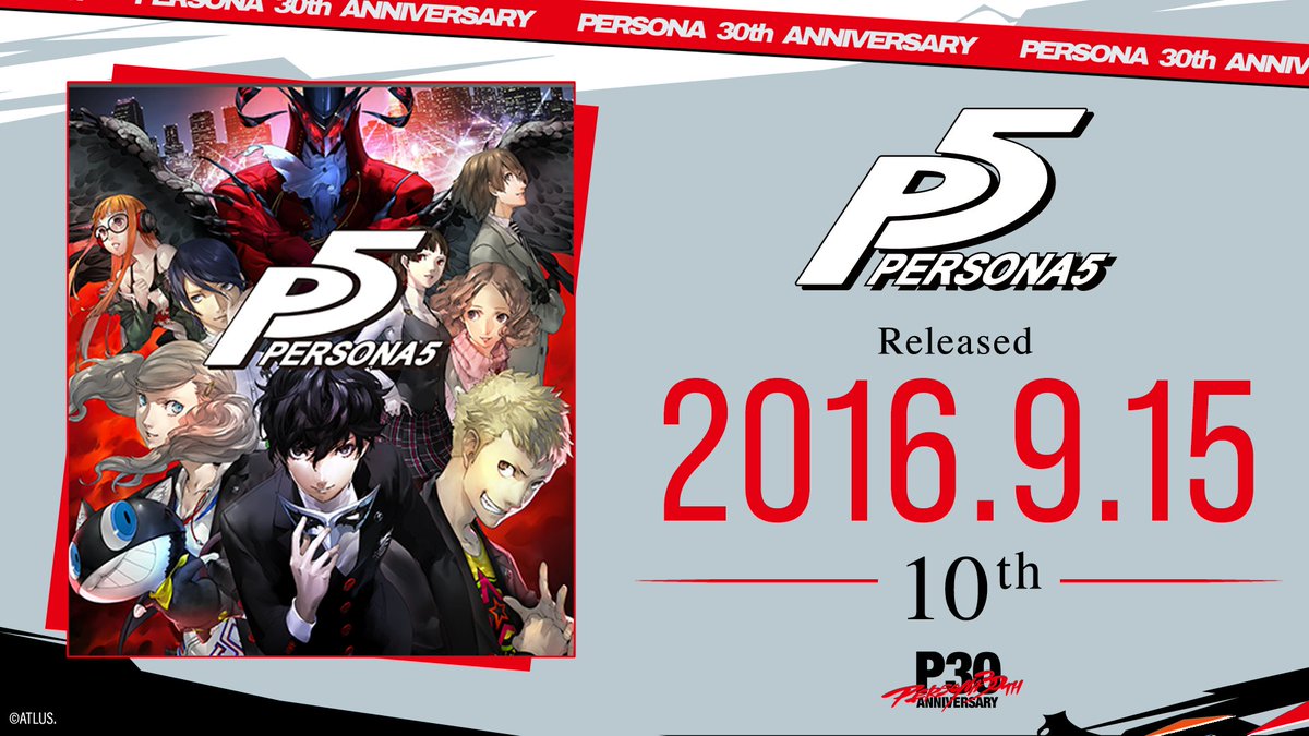 p_kouhou's tweet photo. 今日9月15日で『ペルソナ５』発売から10周年！
いつもワガハイたち怪盗団の応援ありがとな！

ただいま開催中の「TGS」セールでは、
『ペルソナ５』シリーズが最大80%OFF！

今夜20時からの「ペルソナ30周年」記念ペルソナラジオも忘れずにチェックしてくれ！
今回は『P5』主人公役の福山潤さんが出演するぞ！

🔽セール情報
https://t.co/tE9vTw9rrx
 
🔽ラジオ視聴
https://t.co/ddAKiXdvpU

#P30th #P5