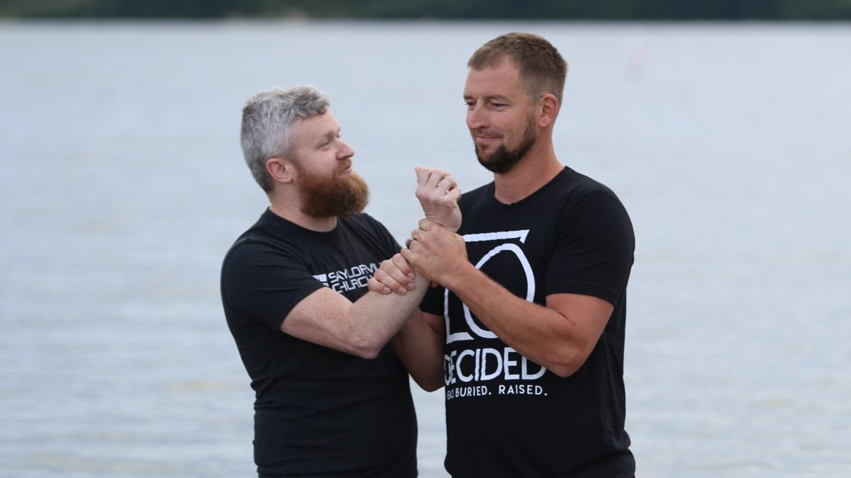 Saylorville's tweet photo. Video now available of Eric O'Shea's baptism from our Sunday outdoor baptism service!

https://t.co/O17J97ZYDO https://t.co/0oHHkSMlKS