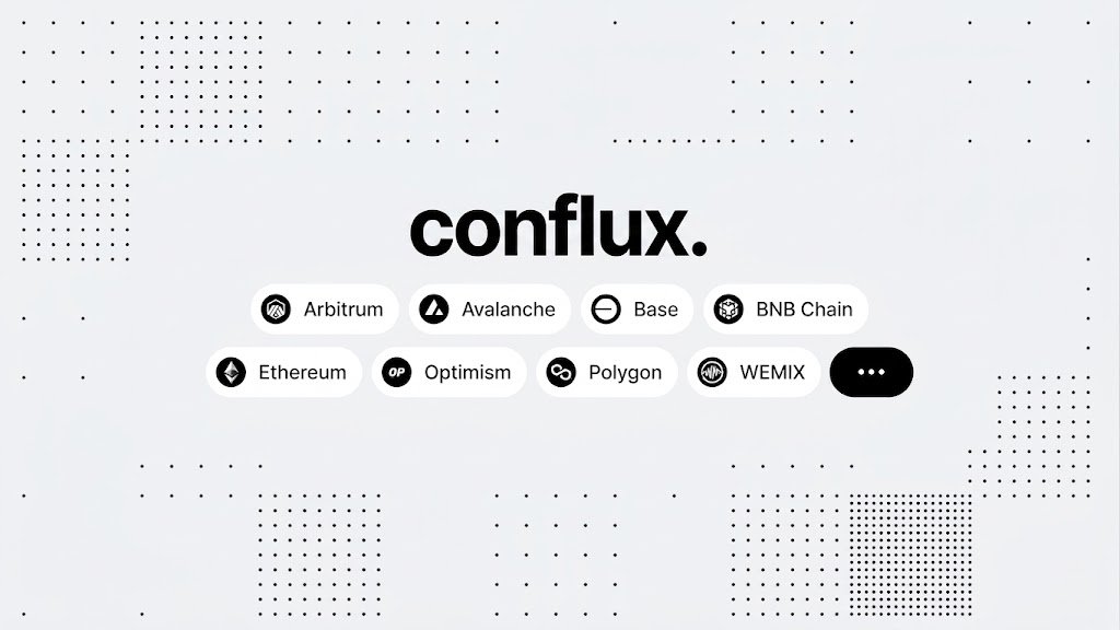 confluxfi's tweet photo. 14 chains with a multitude of unique DeFi applications ⮂

go cross-chain securely with https://t.co/g6xhpplaQN ⛉ https://t.co/OVmKvCwBg6