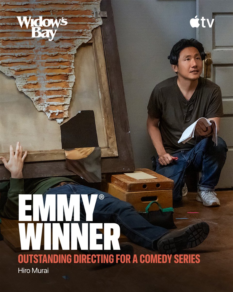 AppleTV's tweet photo. Congratulations to Hiro Murai on his first #Emmy win for directing. https://t.co/D7uxPicpYc