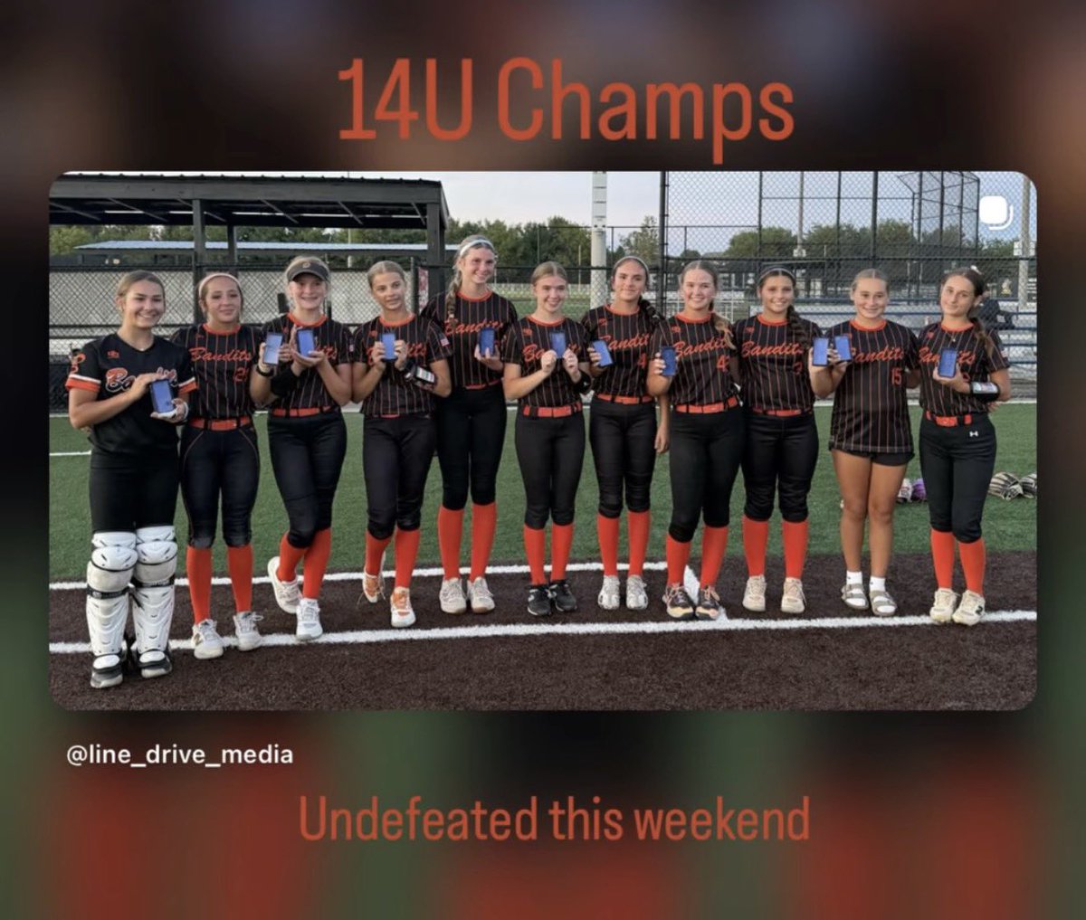 AmeliaEszlinger's tweet photo. Played up in 14u in the PGF Super Select Fall Championship 14u and are undefeated champs! @LineDsoftball @PGFnetwork #beverlybandits https://t.co/vIP3XiKGT3