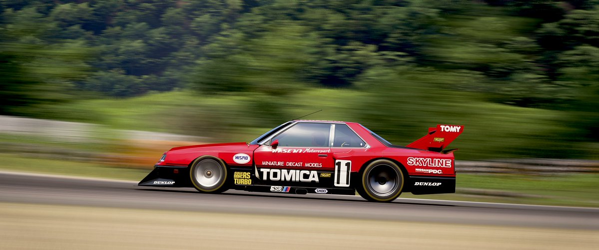 tomlechat4748's tweet photo. #ForzaHorizon6 #VirtualPhotography 1983 Nissan #11 Tomica Skyline Turbo Super Silhouette https://t.co/ciB5jLjIcG