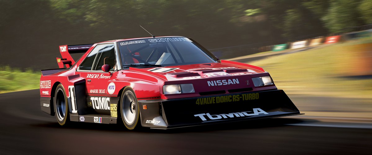 tomlechat4748's tweet photo. #ForzaHorizon6 #VirtualPhotography 1983 Nissan #11 Tomica Skyline Turbo Super Silhouette https://t.co/ciB5jLjIcG