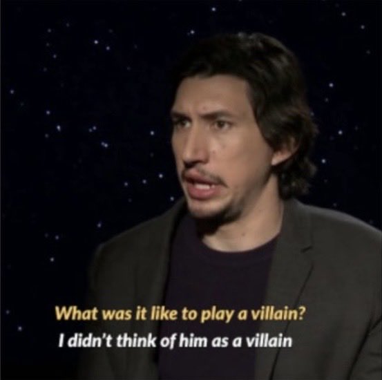 WilfingerSonja's tweet photo. Adam Driver, who put more thought and heart into this characther than anyone else. https://t.co/d9m2jxlsgh